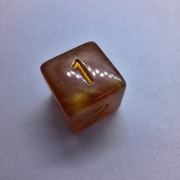 Desert Swirl 6 Die Polyhedral Set RPG Dice Games Tabletop‎ Magic Counter - Picture 7 of 7